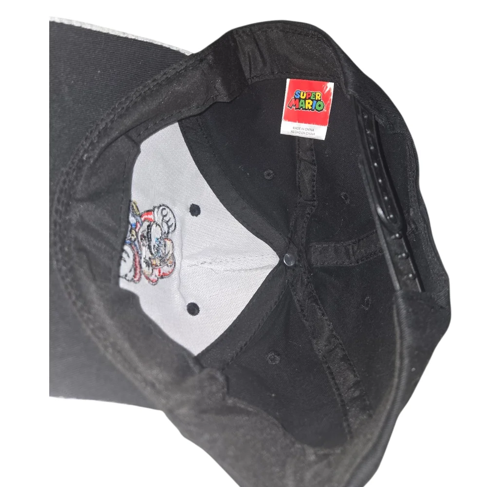 Kids Gray and Black Cartoon‎ Character Cap